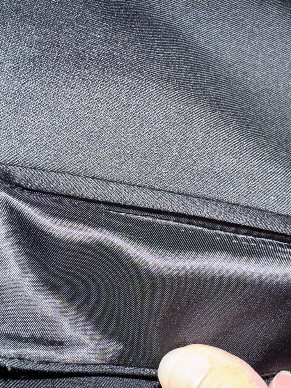 Calvin Klein Men’s Black Wool Suit